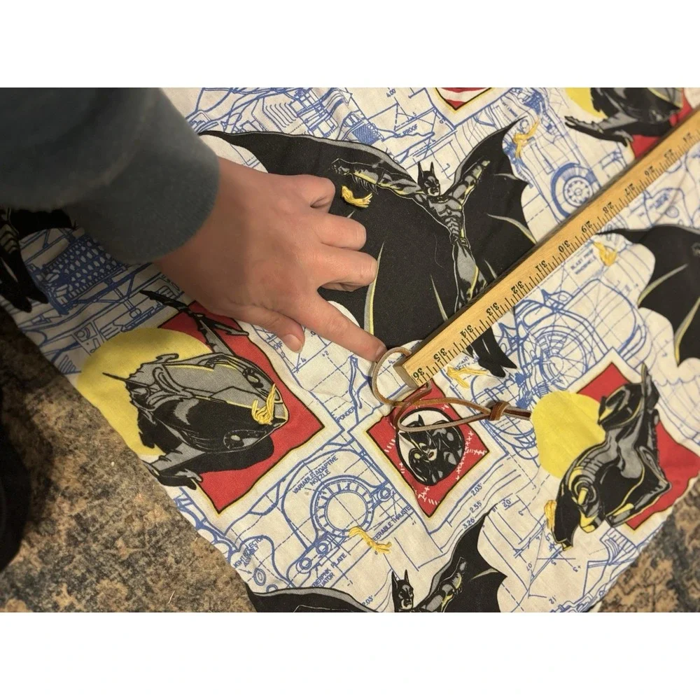 Batman Returns‎ Blanket QuiltDC Comics Catwoman Penguin  VTG 1992 43